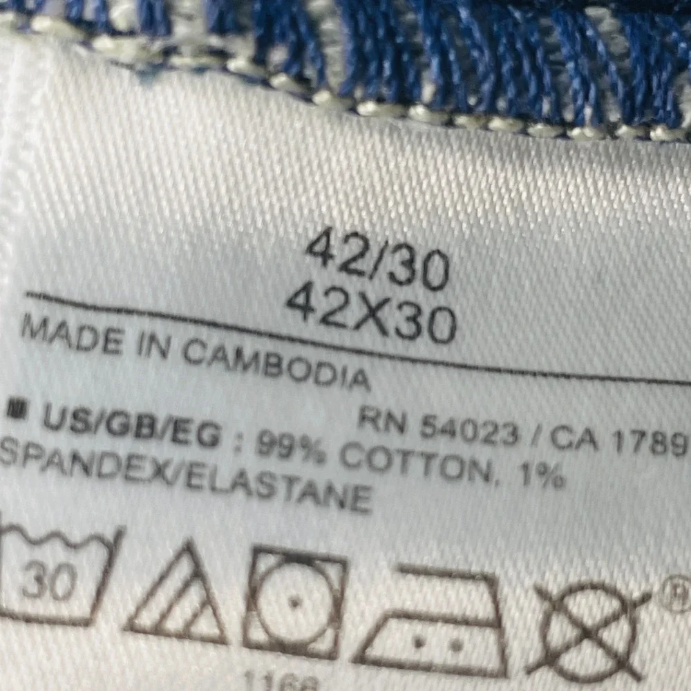 GAP Men's 42x30 Light Wash Straight GapFlex Stretch Jeans Big Tall Casual